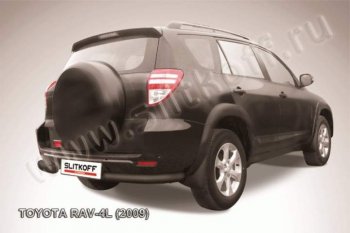 5 849 р. Уголки d76  Toyota RAV4  XA30 (2009-2010) 5 дв. удлиненный 1-ый рестайлинг (Цвет: серебристый)  с доставкой в г. Тамбов. Увеличить фотографию 1