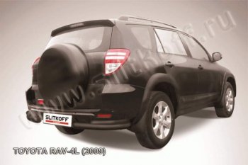 6 399 р. Уголки d76+d42 двойные  Toyota RAV4  XA30 (2009-2010) 5 дв. удлиненный 1-ый рестайлинг (Цвет: серебристый)  с доставкой в г. Тамбов. Увеличить фотографию 1