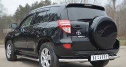 12 499 р. Защита заднего бампера (Ø63 мм, нержавейка) Russtal Toyota RAV4 XA30 5 дв. 2-ой рестайлинг (2010-2013)  с доставкой в г. Тамбов. Увеличить фотографию 4