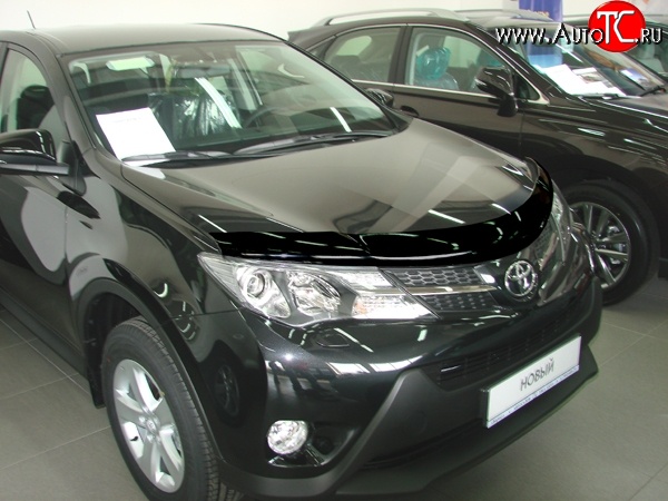 3 299 р. Дефлектор капота NovLine  Toyota RAV4  XA40 (2012-2015) 5 дв. дорестайлинг  с доставкой в г. Тамбов