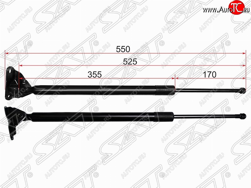 1 039 р. Газовый упор крышки багажника SAT  Toyota RAV4  XA40 (2012-2015) 5 дв. дорестайлинг  с доставкой в г. Тамбов