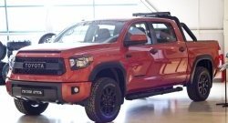 849 р. Реснички на фары RA  Toyota Tundra  XK50 (2013-2025) 2-ой рестайлинг (Неокрашенные)  с доставкой в г. Тамбов. Увеличить фотографию 3