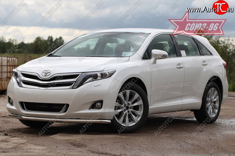 14 219 р. Защита переднего бампера одинарная Souz-96 (d60) Toyota Venza GV10 дорестайлинг (2008-2012)  с доставкой в г. Тамбов