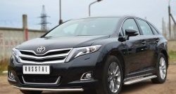 20 749 р. Широкая защита порогов Russtal Toyota Venza GV10 рестайлинг (2012-2016)  с доставкой в г. Тамбов. Увеличить фотографию 3