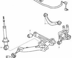 219 р. Полиуретановая втулка стабилизатора задней подвески Точка Опоры  Toyota Wish  XE10 (2003-2005) дорестайлинг  с доставкой в г. Тамбов. Увеличить фотографию 2