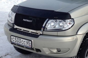 12 499 р. Решетка радиатора CrTuning Уаз Патриот 3163 5 дв. дорестайлинг (2005-2013) (Сетка черная, С надписью PATRIOT)  с доставкой в г. Тамбов. Увеличить фотографию 7