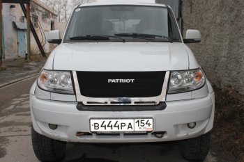 12 499 р. Решетка радиатора CrTuning Уаз Патриот 3163 5 дв. дорестайлинг (2005-2013) (Сетка черная, С надписью PATRIOT)  с доставкой в г. Тамбов. Увеличить фотографию 8