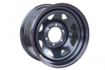 Штампованый диск OFF-ROAD Wheels (стальной усиленный, треугольник мелкий- черный). 8.0 x 16 Nissan (Нисан) Safari (Сафари)  Y61 (1997-2007),  Terrano (Террано)  WD21 (1985-1995), Toyota (Тойота) Land Cruiser (Лэнд)  80 (1989-1997)