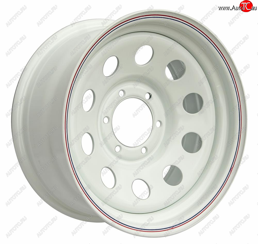 8 449 р. Штампованый диск OFF-ROAD Wheels (стальной усиленный, круг - белый). 8.0 x 17  Nissan Safari  Y61 (1997-1999), Toyota FJ-Cruiser (2006-2018)  с доставкой в г. Тамбов