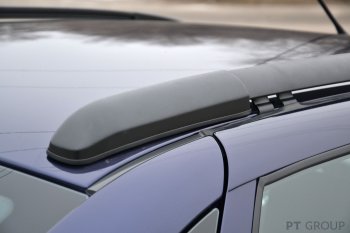 6 329 р. Рейлинги Petroil Tuning Комфорт  Лада Гранта  2190 - Калина  1118 (Черный муар)  с доставкой в г. Тамбов. Увеличить фотографию 6