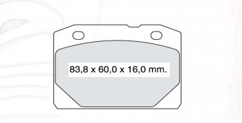 599 р. Колодка переднего дискового тормоза DAFMI (SM) Лада 2103 (1972-1984)  с доставкой в г. Тамбов. Увеличить фотографию 2