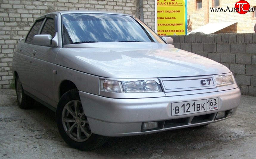 649 р. Решётка радиатора GT Лада 2110 седан (1995-2007) (Неокрашенная)  с доставкой в г. Тамбов