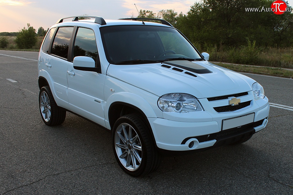 13 999 р. Стеклопластиковый капот DTM  Chevrolet Niva  2123 (2002-2020), Лада 2123 (Нива Шевроле) (2002-2021) (Неокрашенный)  с доставкой в г. Тамбов