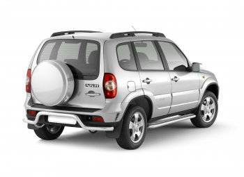 6 379 р. Рейлинги Petroil Tuning Комфорт  Chevrolet Niva  2123 (2002-2020), Лада 2123 (Нива Шевроле) (2002-2021), Лада Нива Трэвел (2021-2025) (Черный муар)  с доставкой в г. Тамбов. Увеличить фотографию 4