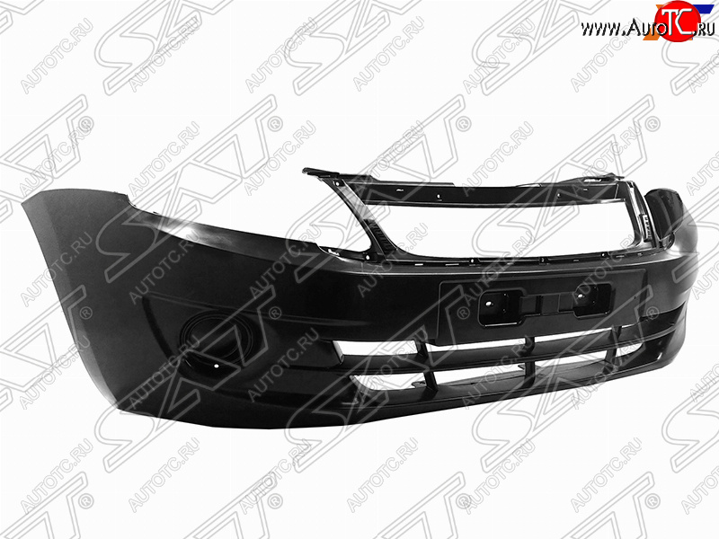 1 899 р. Передний бампер SAT (без отверстий под ПТФ)  Лада Гранта  2190 (2011-2017) седан дорестайлинг (Неокрашенный)  с доставкой в г. Тамбов