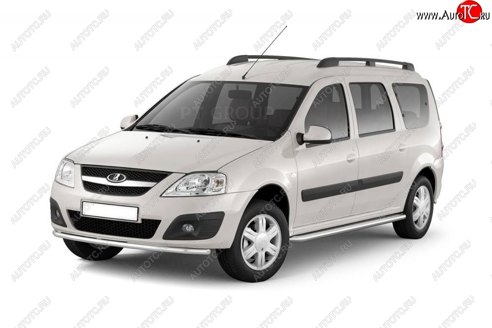 8 919 р. Рейлинг (Черный муар) Комфорт LADA Largus 2012-  Лада Ларгус (2012-2025) дорестайлинг R90, рестайлинг R90 (Черный муар)  с доставкой в г. Тамбов