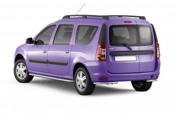 8 919 р. Рейлинг (Черный муар) Комфорт LADA Largus 2012-  Лада Ларгус (2012-2025) дорестайлинг R90, рестайлинг R90 (Черный муар)  с доставкой в г. Тамбов. Увеличить фотографию 2