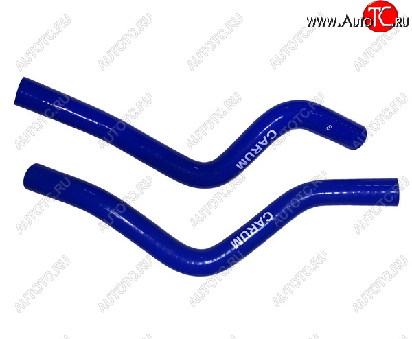 1 029 р. Патрубки радиатора печки (силикон) CARUM  Лада XRAY - XRAY Cross (комплект 2 шт.)  с доставкой в г. Тамбов