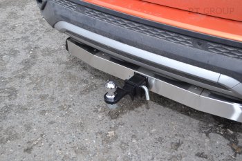 17 659 р. Фаркоп Petroil Tuning (съемный квадрат, с нержавеющей пластиной)  Volkswagen Taos (2020-2022)  с доставкой в г. Тамбов. Увеличить фотографию 4