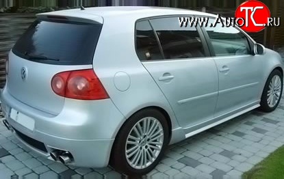 8 949 р. Накладка Hofele на задний бампер Volkswagen Golf 5 хэтчбэк (2003-2009) (Неокрашенная)  с доставкой в г. Тамбов