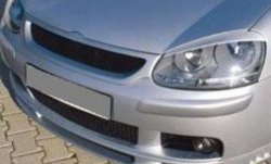 1 649 р. Реснички на фары CT  Volkswagen Golf  5 (2003-2009) универсал, хэтчбэк (Неокрашенные)  с доставкой в г. Тамбов. Увеличить фотографию 2