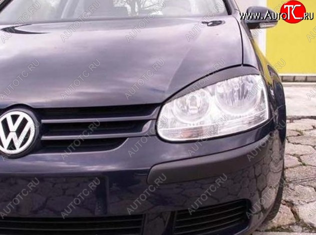 1 649 р. Реснички на фары CT Volkswagen Golf 5 хэтчбэк (2003-2009) (Неокрашенные)  с доставкой в г. Тамбов