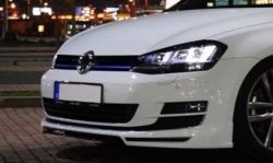 Накладка на передний бампер CT Volkswagen Golf 7 дорестайлинг, хэтчбэк 5 дв. (2012-2017)