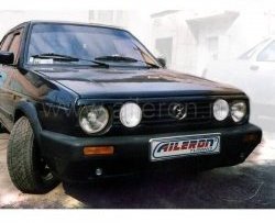 399 р. Накладка на фары Aileron Volkswagen Golf 2 (1983-1992) (Неокрашенные)  с доставкой в г. Тамбов. Увеличить фотографию 1