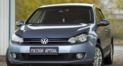 579 р. Реснички на фары RA Volkswagen Golf 6 хэтчбэк 5 дв. (2008-2014) (Неокрашенные)  с доставкой в г. Тамбов. Увеличить фотографию 2