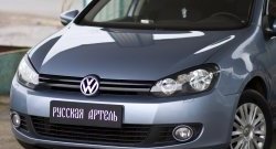 579 р. Реснички на фары RA Volkswagen Golf 6 хэтчбэк 5 дв. (2008-2014) (Неокрашенные)  с доставкой в г. Тамбов. Увеличить фотографию 4