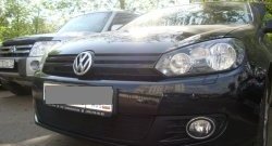 1 469 р. Сетка на бампер Russtal (черная)  Volkswagen Golf  6 (2008-2014) хэтчбэк 5 дв.  с доставкой в г. Тамбов. Увеличить фотографию 3