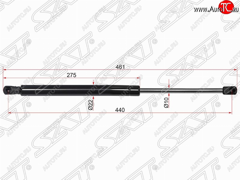 589 р. Газовый упор крышки багажника SAT  Volkswagen Golf  6 (2008-2014) хэтчбэк 5 дв.  с доставкой в г. Тамбов