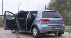 2 199 р. Накладки на порожки RA (комплект)  Volkswagen Golf  6 (2008-2014) хэтчбэк 5 дв.  с доставкой в г. Тамбов. Увеличить фотографию 2