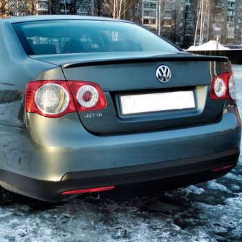 3 399 р. Лип спойлер АВТОКРАТ Volkswagen Jetta A5 седан (2005-2011) (Неокрашенный)  с доставкой в г. Тамбов. Увеличить фотографию 2