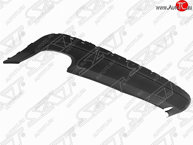 1 699 р. Накладка заднего бампера SAT  Volkswagen Jetta  A6 (2011-2015) седан дорестайлинг (Неокрашенная)  с доставкой в г. Тамбов