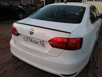 3 049 р. Лип спойлер АВТОКРАТ Volkswagen Jetta A6 седан дорестайлинг (2011-2015) (Неокрашенный)  с доставкой в г. Тамбов. Увеличить фотографию 2