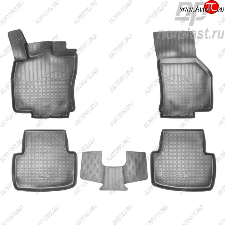 2 359 р. Комплект ковриков в салон Norplast  Volkswagen Passat ( B8,  B8.5) (2015-2024) седан дорестайлинг, универсал дорестайлинг, седан рестайлинг, универсал рестайлинг  с доставкой в г. Тамбов