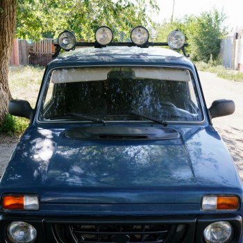 539 р. Воздухозаборник капота Autodemic Банан (90x24x7 см) Mitsubishi Pajero 3 V70 дорестайлинг (1999-2003) (Текстурная поверхность)  с доставкой в г. Тамбов. Увеличить фотографию 5