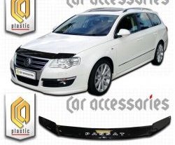 Дефлектор капота CA Plastic Volkswagen (Волксваген) Passat (Пассат)  B6 (2005-2010) B6 универсал