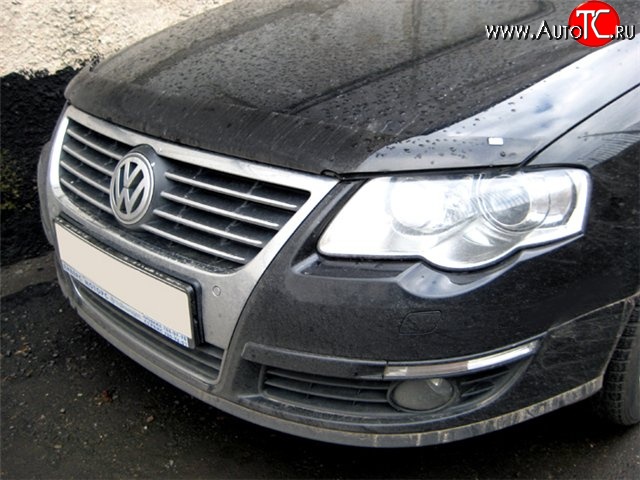 2 799 р. Дефлектор капота NovLine  Volkswagen Passat  B6 (2005-2011) седан  с доставкой в г. Тамбов