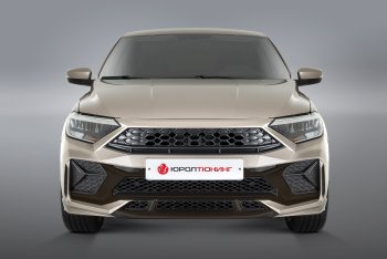 28 099 р. Передний бампер REBOOT  Volkswagen Polo  Mk6 (2020-2022) лифтбек (Окрашенный с выделением диффузора и декоративных элементов)  с доставкой в г. Тамбов. Увеличить фотографию 1