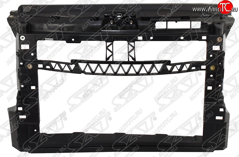 2 499 р. Рамка радиатора (телевизор) (бензин) SAT Volkswagen Polo 5 седан рестайлинг (2015-2020) (Неокрашенная)  с доставкой в г. Тамбов