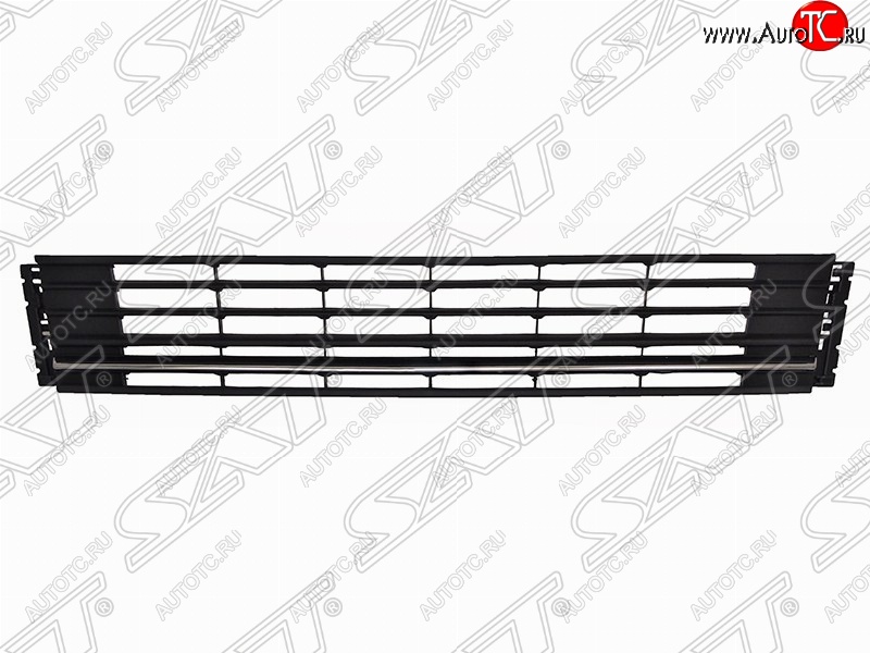 1 669 р. Решетка в передний бампер (с хром молдингом) SAT  Volkswagen Polo  5 (2015-2020) седан рестайлинг  с доставкой в г. Тамбов