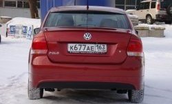 4 199 р. Козырёк на заднее лобовое стекло Sport  Volkswagen Polo  5 (2009-2020) седан дорестайлинг, хэтчбек рестайлинг (Неокрашенный)  с доставкой в г. Тамбов. Увеличить фотографию 3