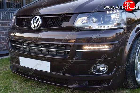 9 049 р. Решётка радиатора ABT-style  Volkswagen Transporter  T5 (2009-2015) рестайлинг (Неокрашенная)  с доставкой в г. Тамбов