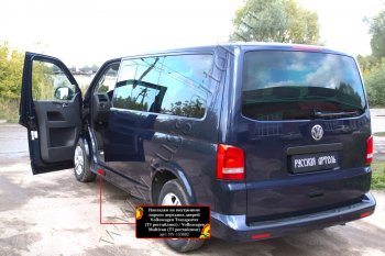 1 159 р. Накладки на внутренние пороги передних дверей RA  Volkswagen Transporter  T5 (2009-2015) рестайлинг  с доставкой в г. Тамбов. Увеличить фотографию 4