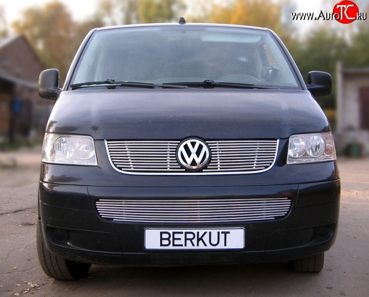 5 999 р. Декоративная вставка воздухозаборника Berkut Volkswagen Transporter T5 дорестайлинг (2003-2009)  с доставкой в г. Тамбов