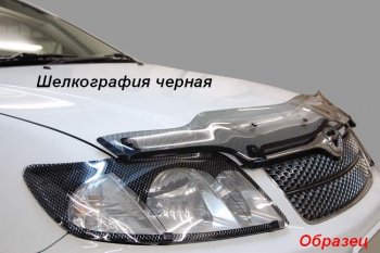 2 569 р. Дефлектор капота CA-Plastik (exclusive)  Volkswagen Multivan ( T6,  T6.1) (2016-2024) дорестайлинг, рестайлинг (Classic черный, Без надписи)  с доставкой в г. Тамбов. Увеличить фотографию 6