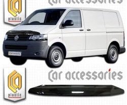 Дефлектор капота CA Plastic Volkswagen (Волксваген) Transporter (Транспортер) ( T6,  T6.1) (2015-2025) T6, T6.1 дорестайлинг, рестайлингпассажирский