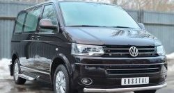 13 999 р. Широкая защита порогов (Multivan-Caravelle) SLITKOFF  Volkswagen Transporter  T6 (2015-2019) дорестайлинг  с доставкой в г. Тамбов. Увеличить фотографию 3